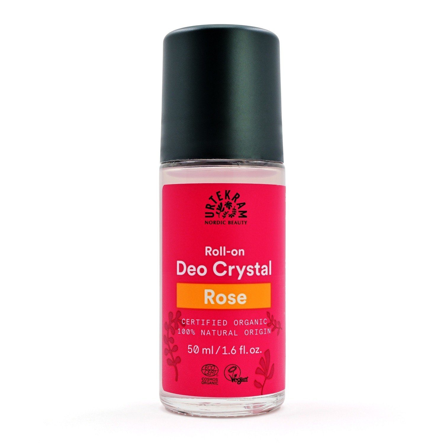 Urtekram Deo-Roller Urtekram Rose Deo Crystal Roll-On, 50 ml