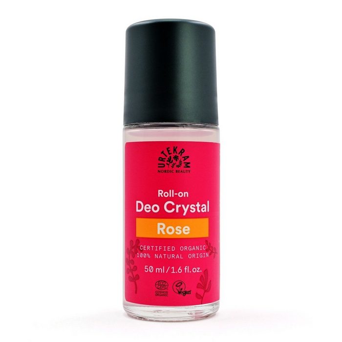 Urtekram Deo-Roller Urtekram Rose Deo Crystal Roll-On 50 ml
