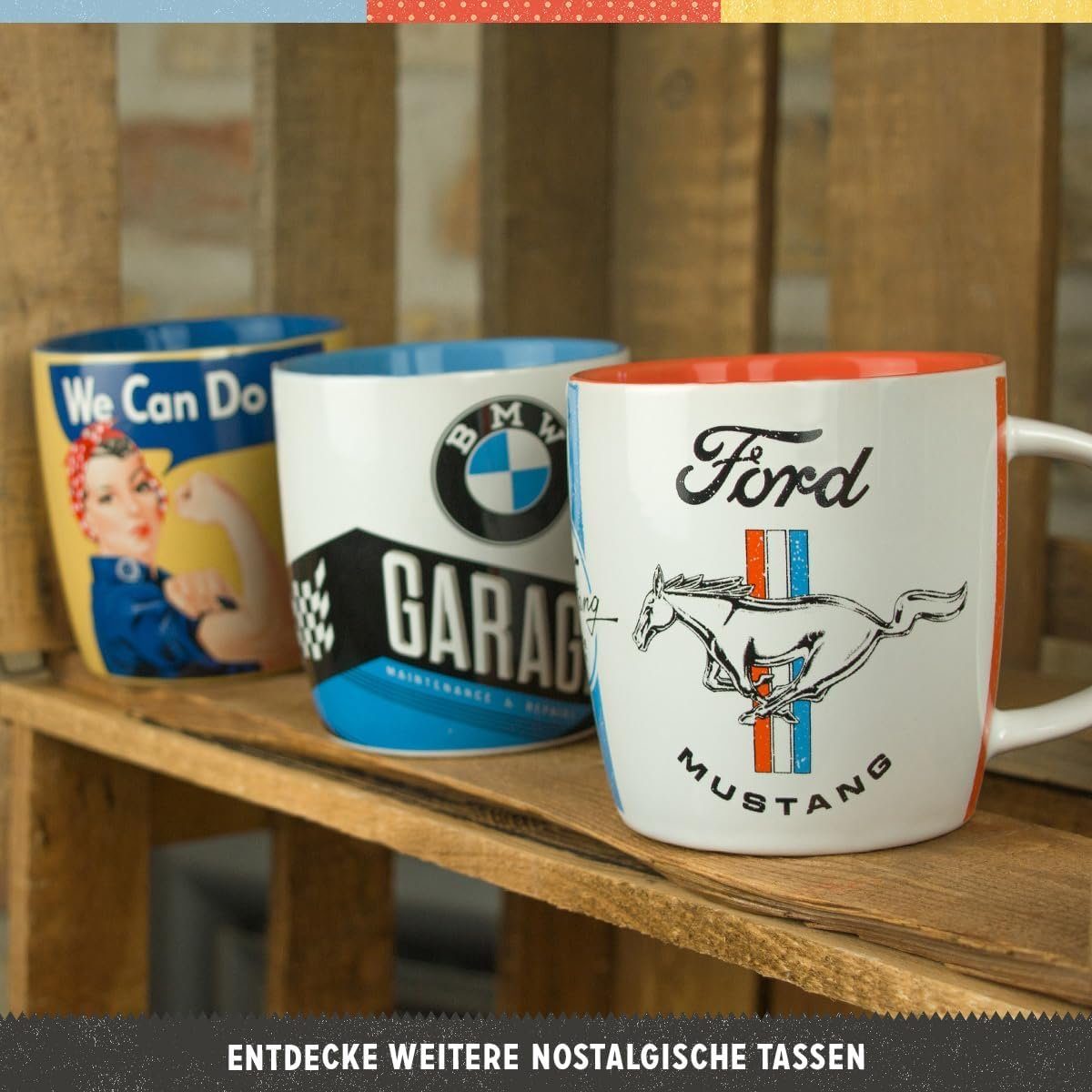 Nostalgic-Art Tasse Kaffeetasse - Harley-Davidson – Genuine Logo – Bild 5 von 5