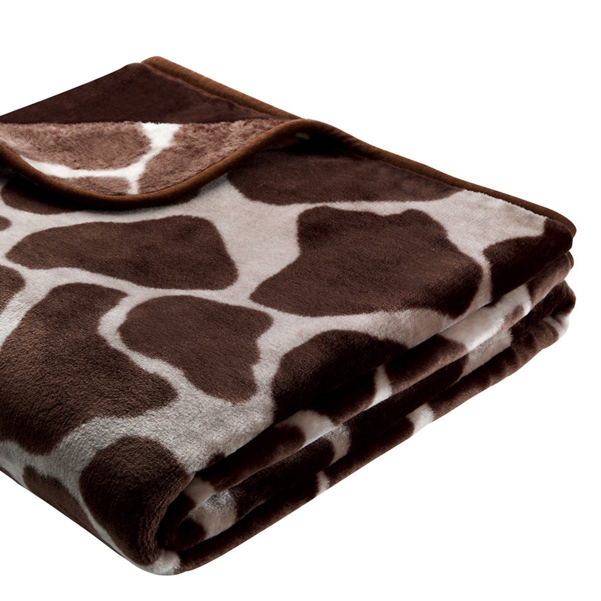 Wohndecke Deluxe, Traumschloss, Tierfelloptik Giraffe günstig online kaufen