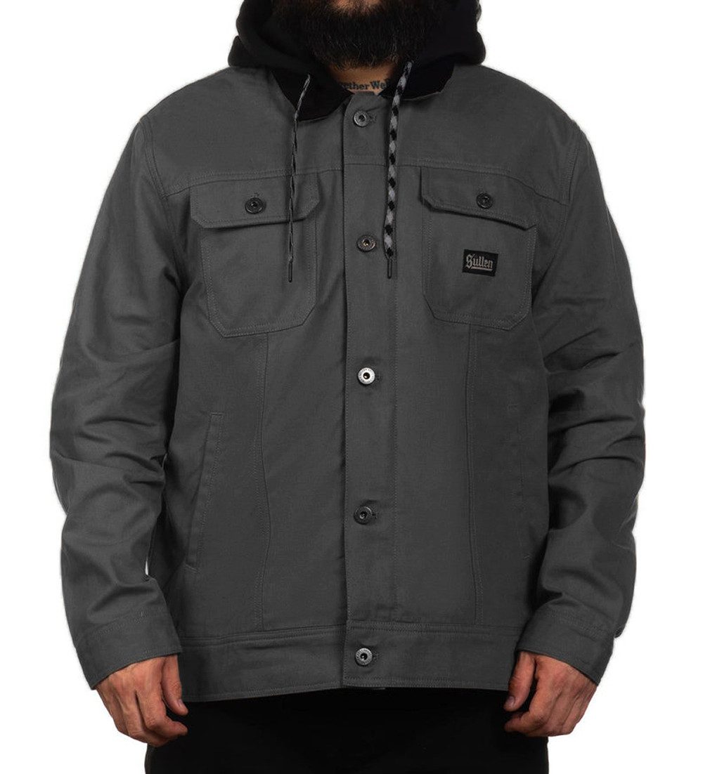 Sullen Clothing Canvasjacke Survivalist Charcoal Art Collective Kapuzenjacke Canvas
