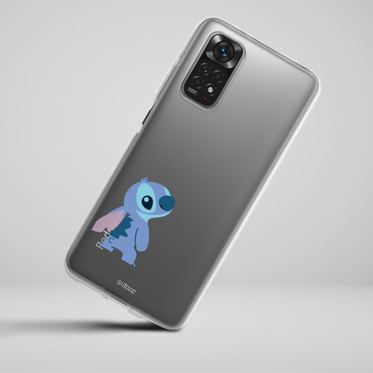 DeinDesign Handyhülle Lilo & Stitch Fanartikel Disney Stitch Smiling, Xiaomi Redmi Note 11 Silikon Hülle Bumper Case Handy Schutzhülle