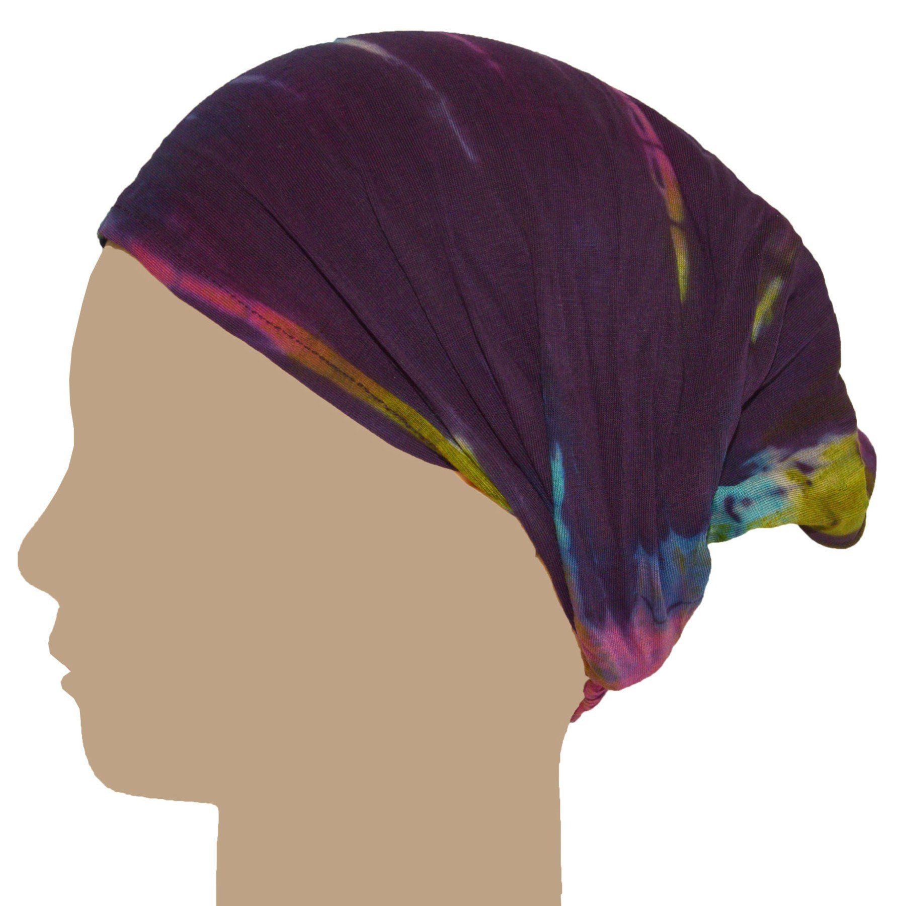 Batik aus Lila Haarband Kopfband SIMANDRA Baumwolle verschiedene Farben