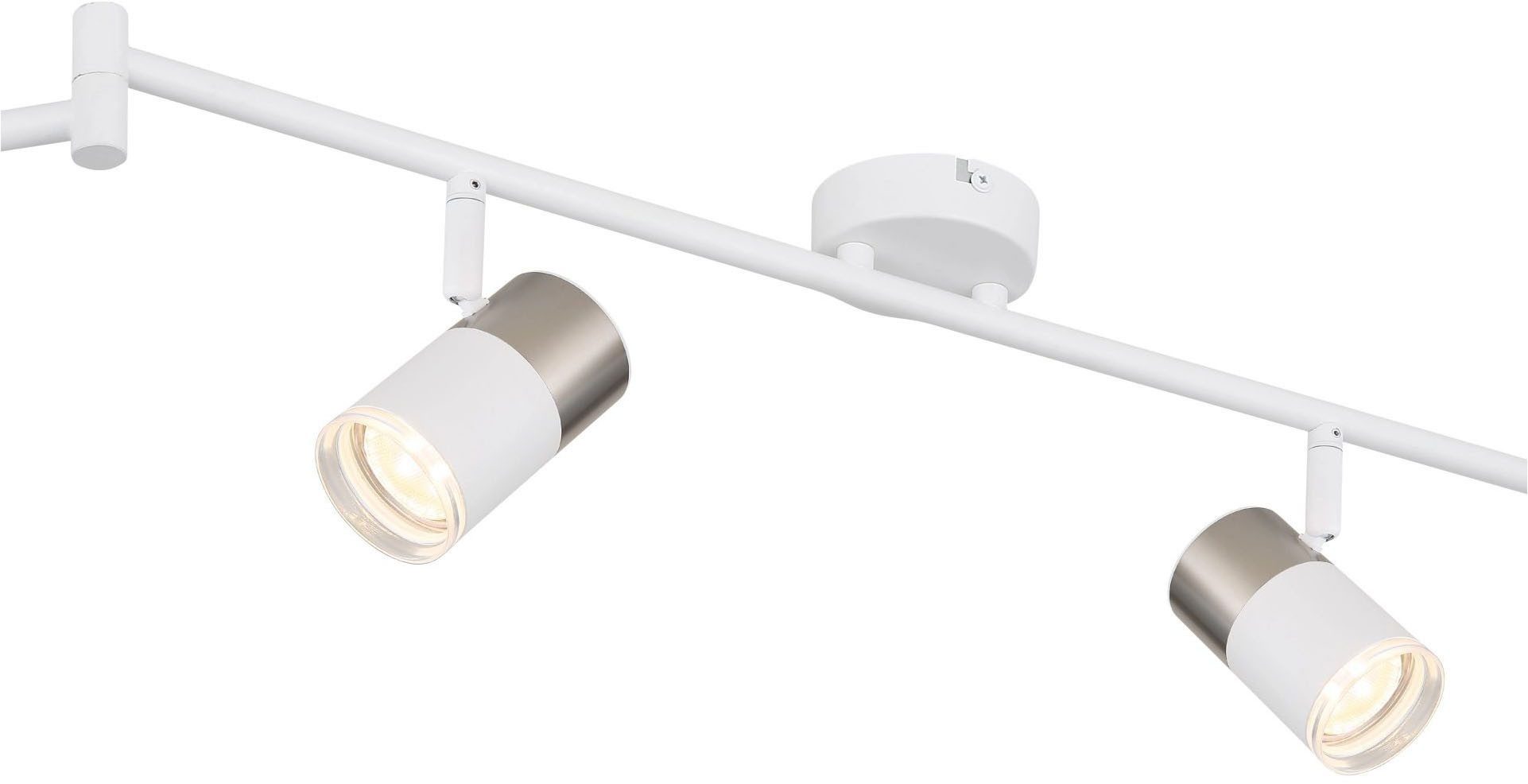GLOBO LIGHTING Deckenstrahler BRISBON, ohne Leuchtmittel, Deckenspot, Wohnzimmer, Flur, Wohnbereich