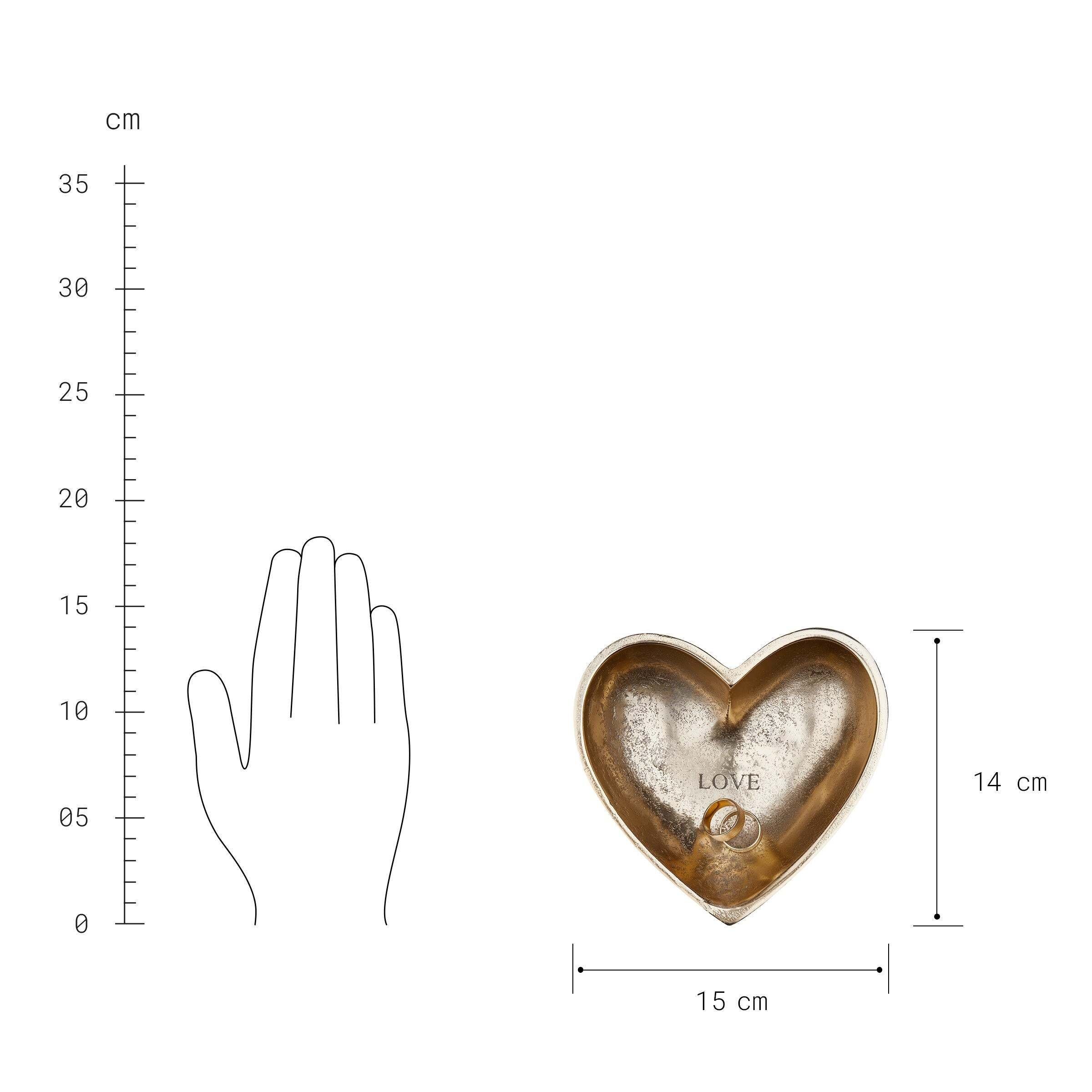 14cm 15 T Deko-Schale B BUTLERS Dekoschale HEART "Love" x