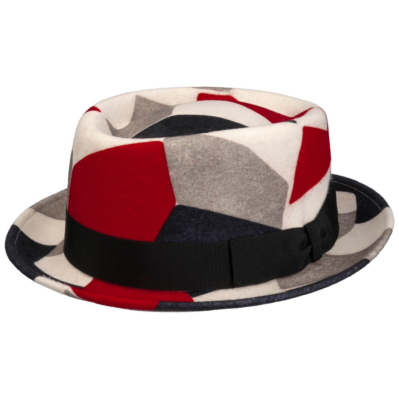 Lierys Fedora (1-St) Wollfilzhut mit Ripsband, Made in Italy