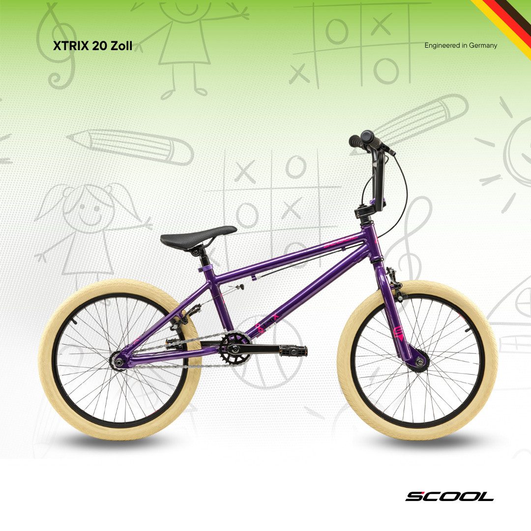 Thumbnail - S’COOL BMX-Rad XtriX 40, Kinderfahrrad, 1 Gang, 20 Zoll