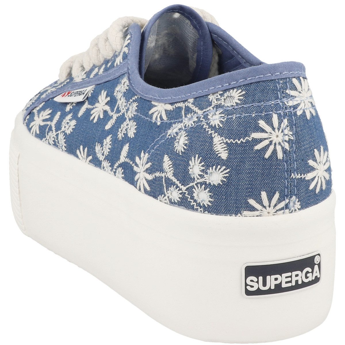 Superga 2790 Platform Sangallo Damen Sneaker Turnschuhe, Sportschuhe, Freizeitschuhe, Halbschuhe, Schnürschuhe
