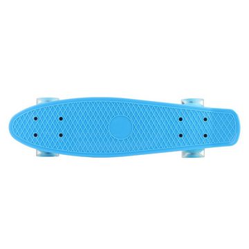 Insma Skateboard (1-St), 22" Kinder Miniboard 56cm LED Blinkende PU Rollen