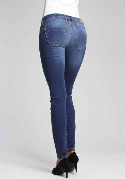 GANG Skinny-fit-Jeans 94Nena mit Used-Effekten