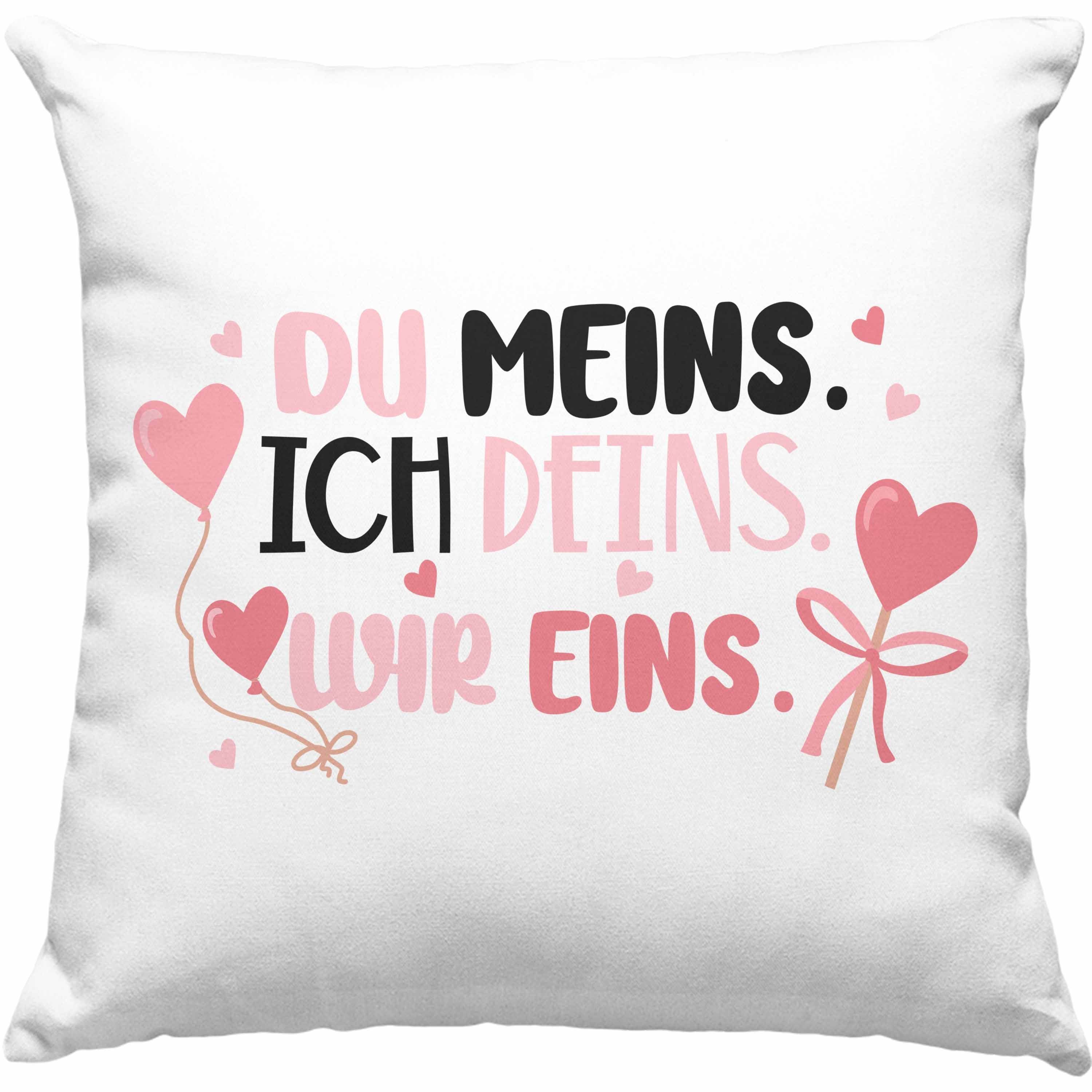 Trendation Dekokissen Trendation Du Meins Ich Deins Wir Eins Kissen