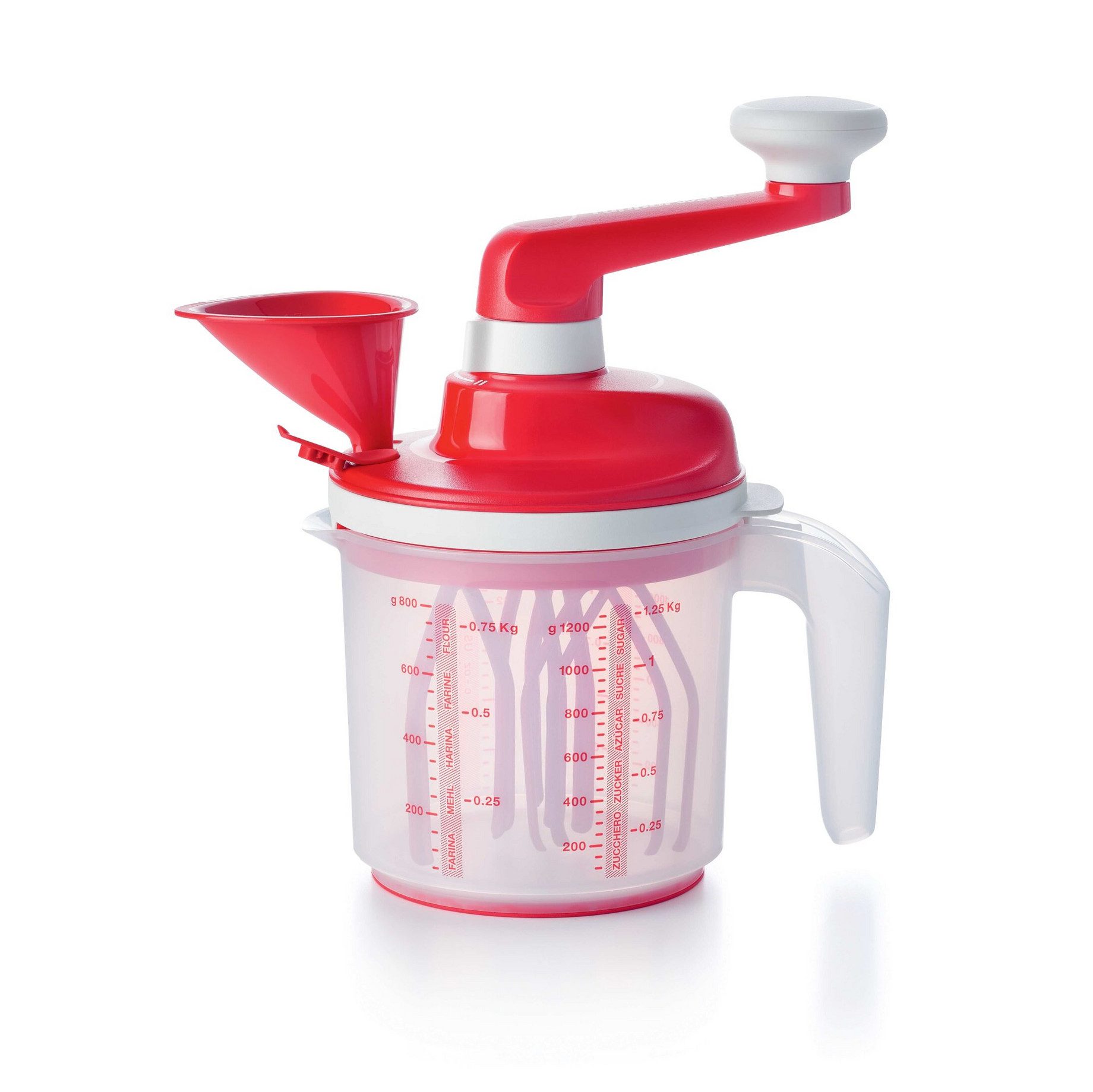 TUPPERWARE Handmixer Tupperware Chef Easy Mixx rot-weiß Sahne Eiweiß Schlagen – Bild 3 von 3
