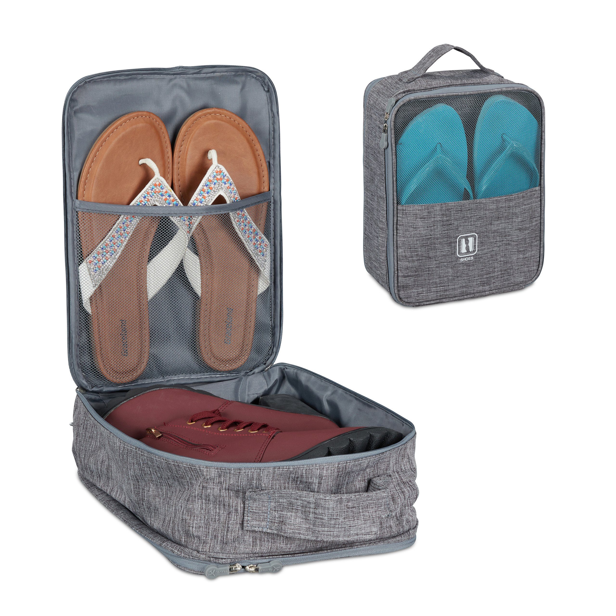 Happy Event Reißverschluss Tragbare Reisetasche Schuh-Einkaufstasche Wäschespeicher wasserdicht Reiseschuhtasche 