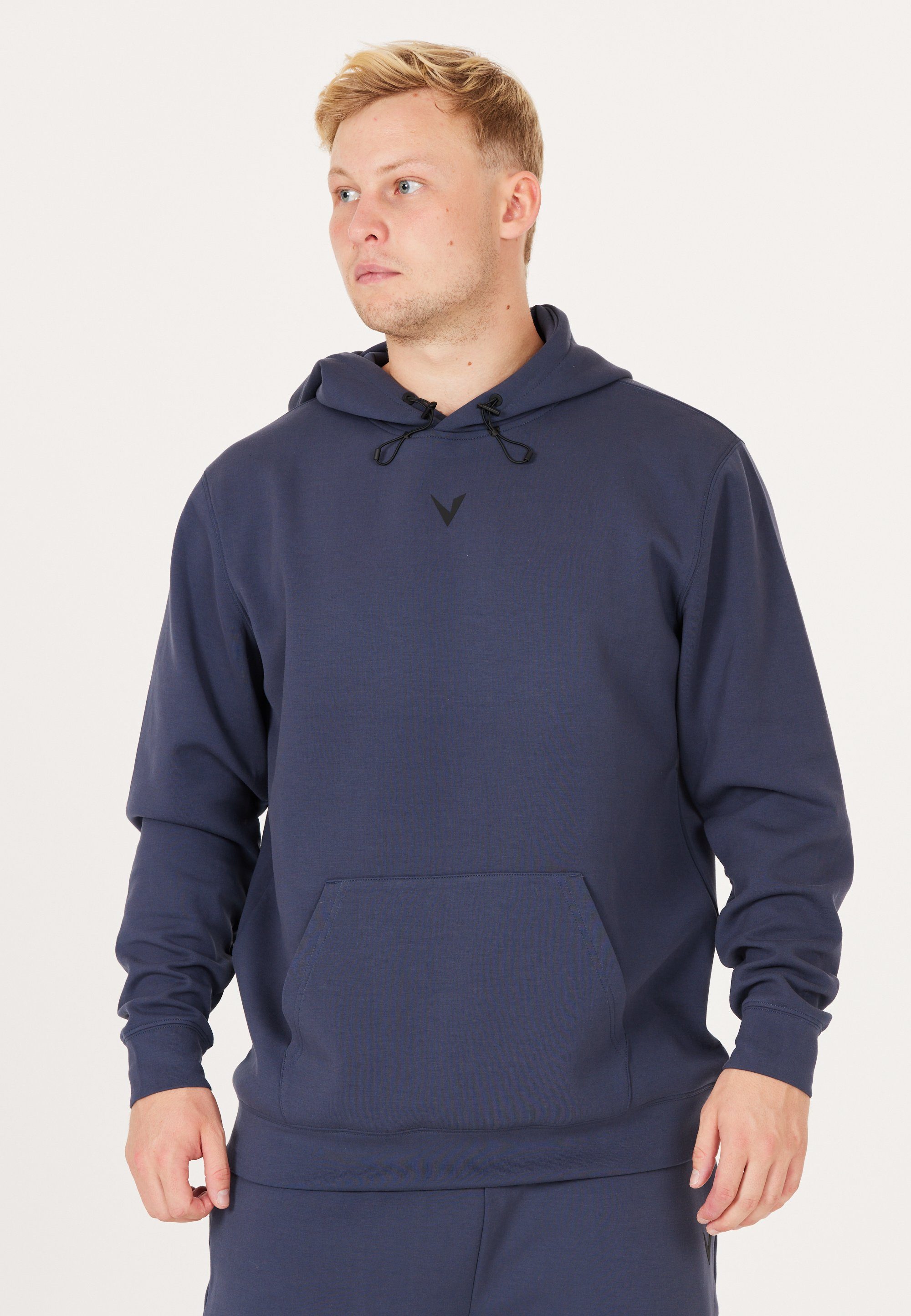Virtus Sweatshirt Taro mit kuscheliger, einstellbarer Kapuze dunkelblau | Sweatshirts