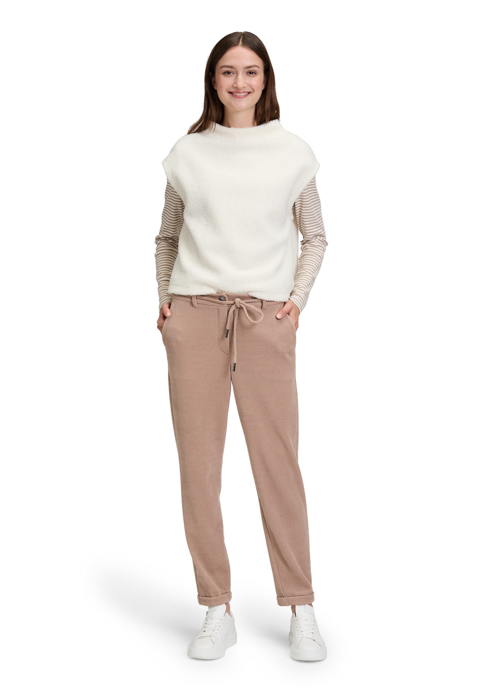 Betty&Co T-Shirt Damen mit Seitenschlitzen (1-tlg)