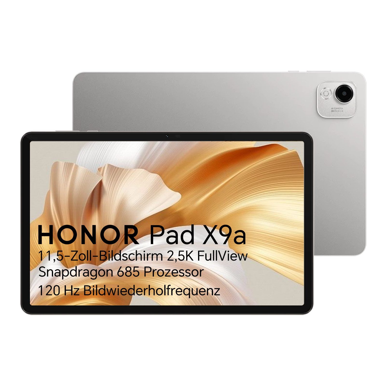 Honor HONOR Pad X9a 11,45 Zoll WIFI Tablet – 6GB RAM + 128GB Speicher Tablet (11.45", 128 GB, Android 15 MagicOS 9.0, WLAN 802.11 a/b/g/n/ac, Bluetooth 5.2, 120Hz 2.5K Display, 8300mAh Akku, Quad-Lautsprecher)
