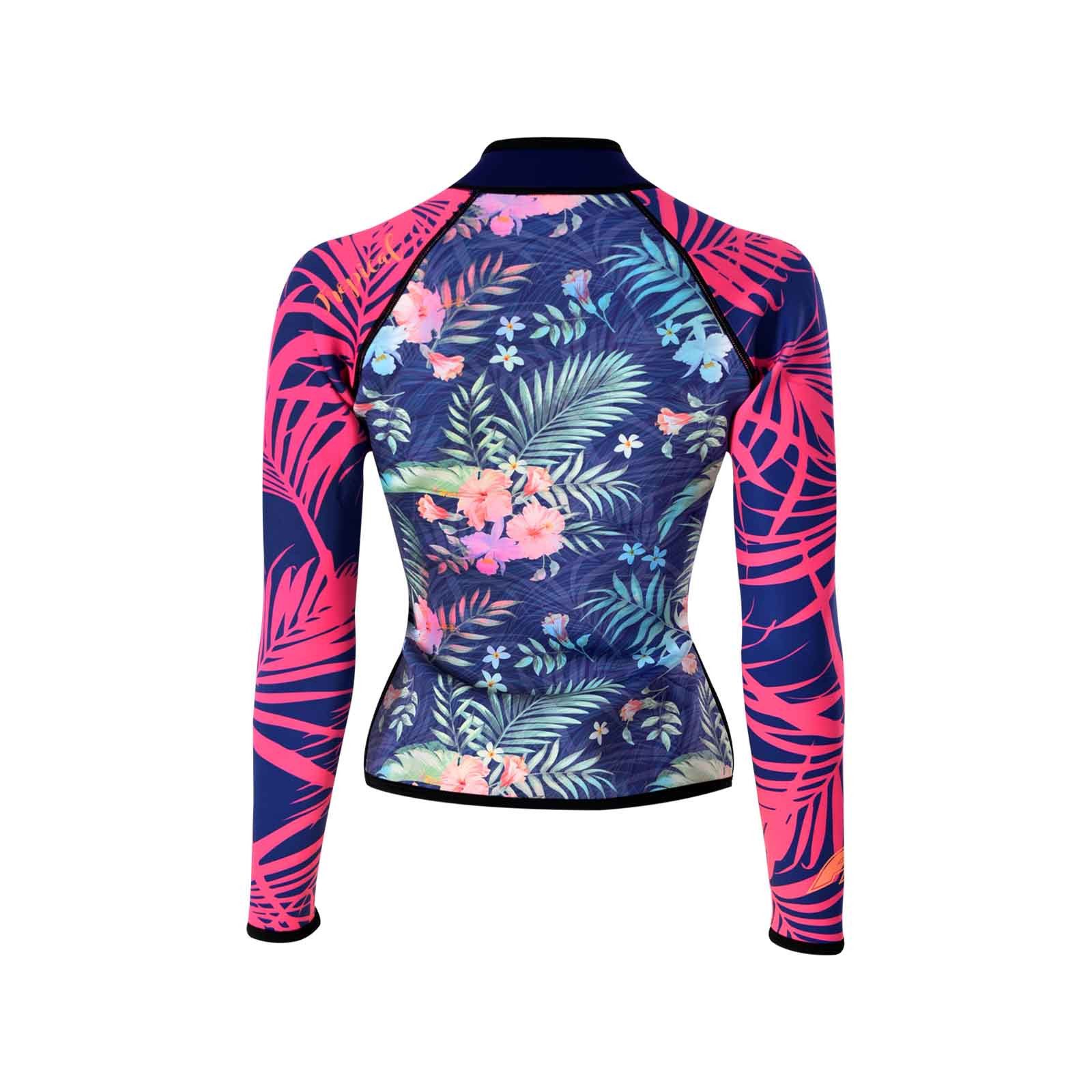 F2 Neoprenanzug F2 Damen Neopren Oberteil Tropical Jacke Lang 2,5 mm XS Multicolor 202