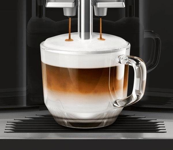 SIEMENS Kaffeevollautomat EQ.300 TI351509DE, Kaffee-Milch-Getränke mit 5 Zubereitung Funktion, einfache oneTouch