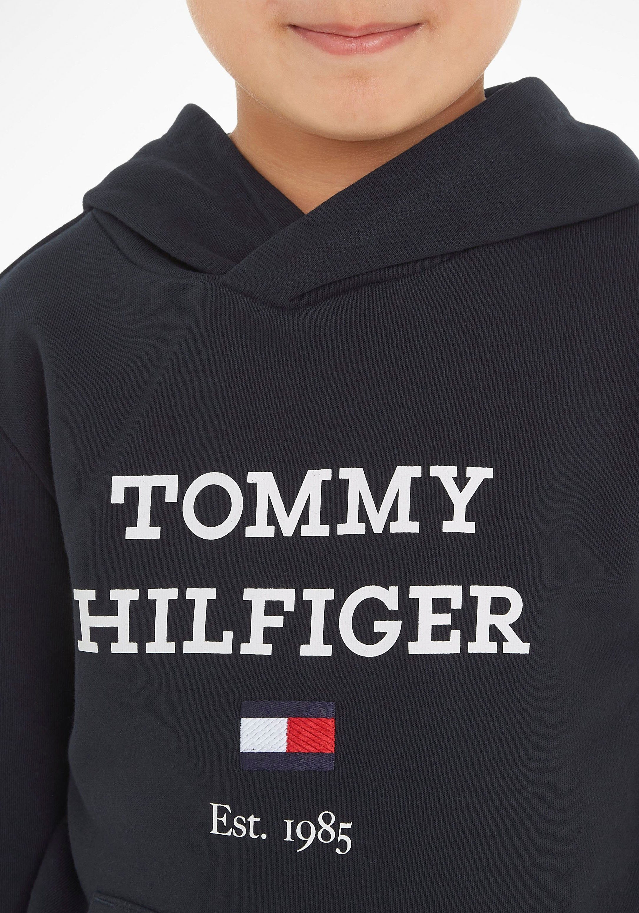 Tommy HOODIE SWEATSET Kapuzensweatshirt LOGO Hilfiger TH