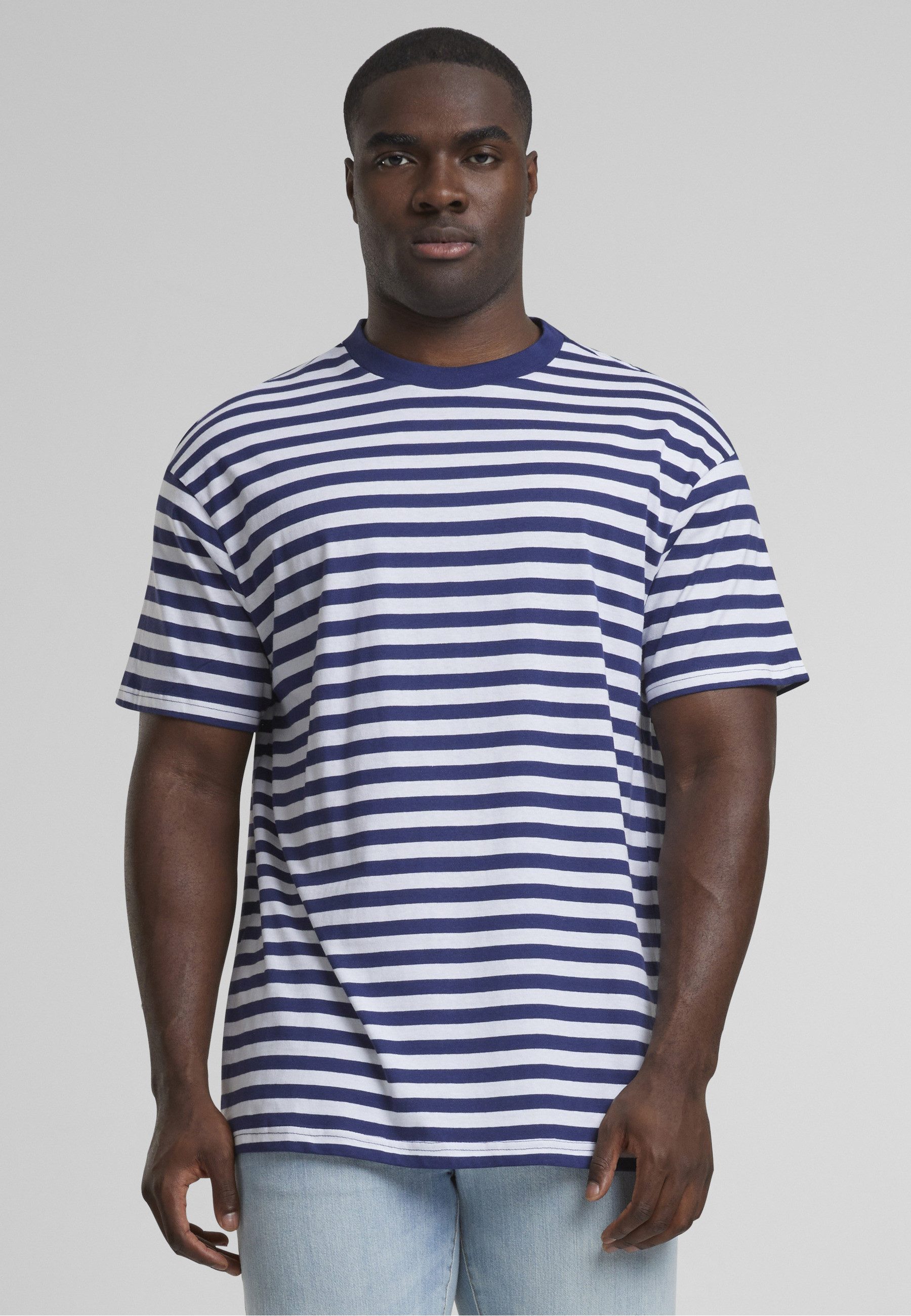 URBAN CLASSICS T-Shirt Urban Classics Herren Regular Stripe Tee (1-tlg)