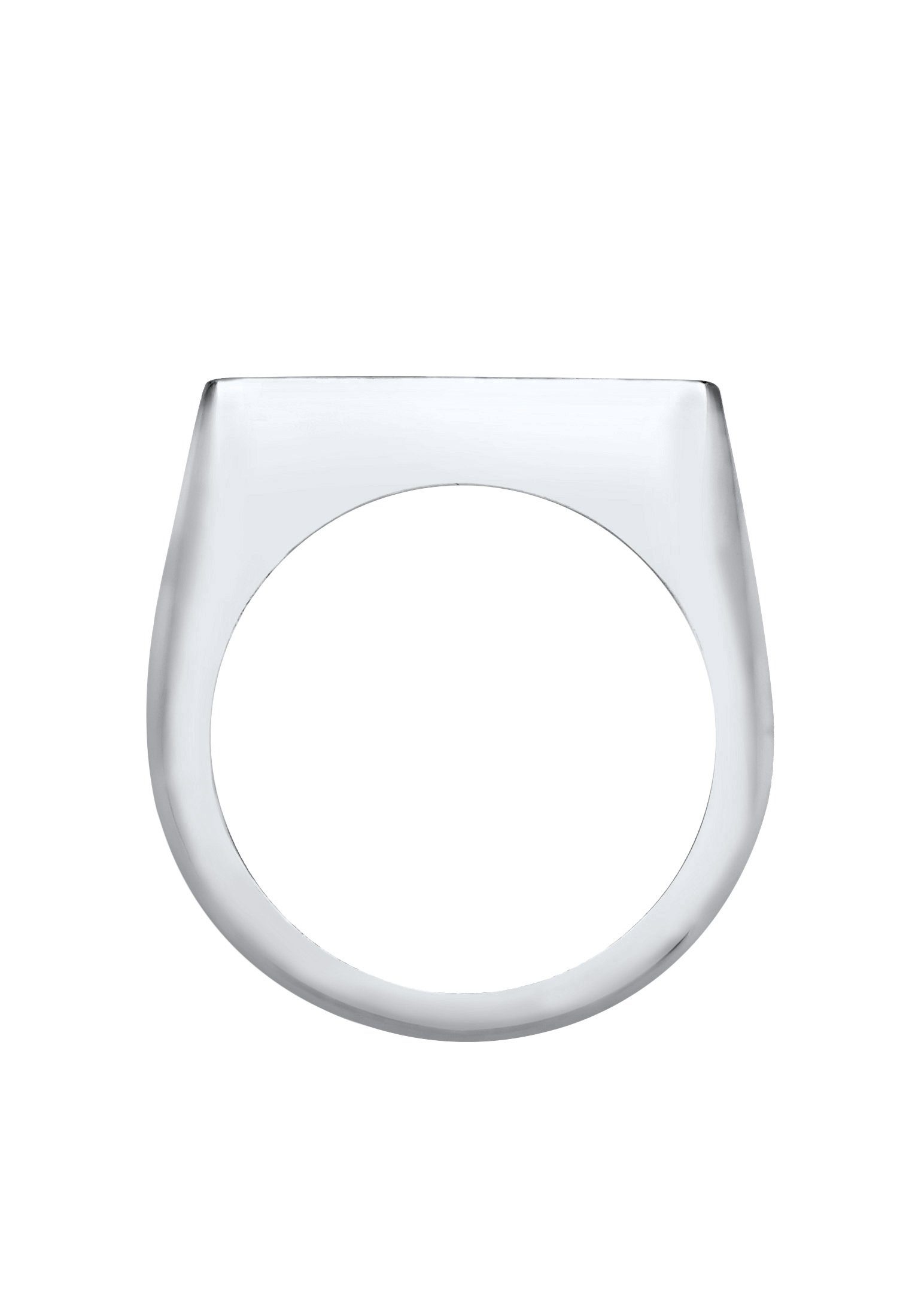 Elli Siegelring Siegelring Glanz Schlicht Trend 925 Silber