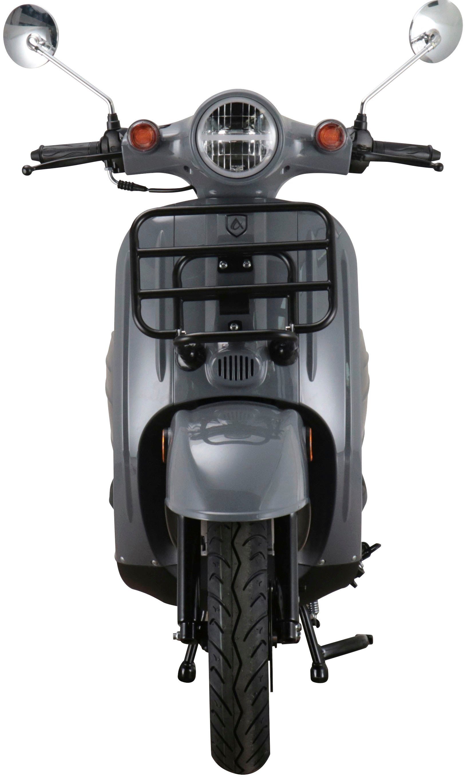 Motorroller mattgrau 50 Motors 5 45 Euro km/h, Adria, ccm, Alpha