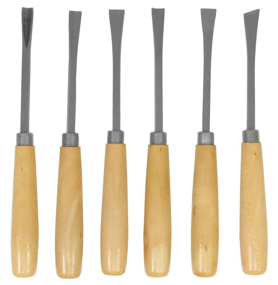 Connex Stechbeitel Connex Schnitzwerkzeugsatz 6-teilig