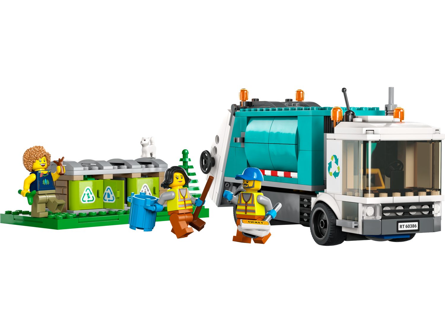 LEGO® LEGO City 60386 Mllabfuhr Spielbausteine, (Set, 261 St., Lastwagen)