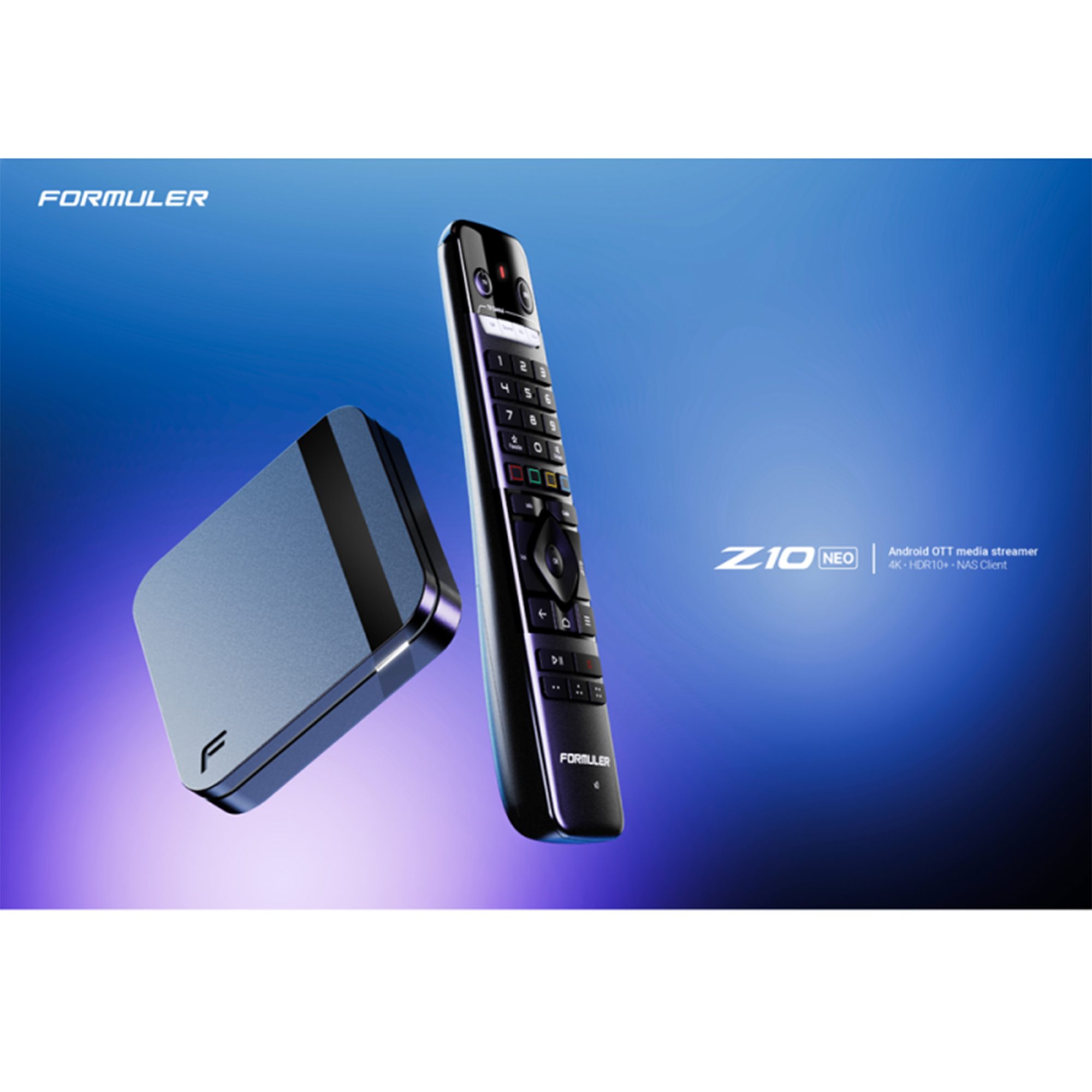 FORMULER Streaming-Box Z10 NEO 4K Android 10 OTT Medien-Streamer 2GB RAM 4GB Flash und WLAN