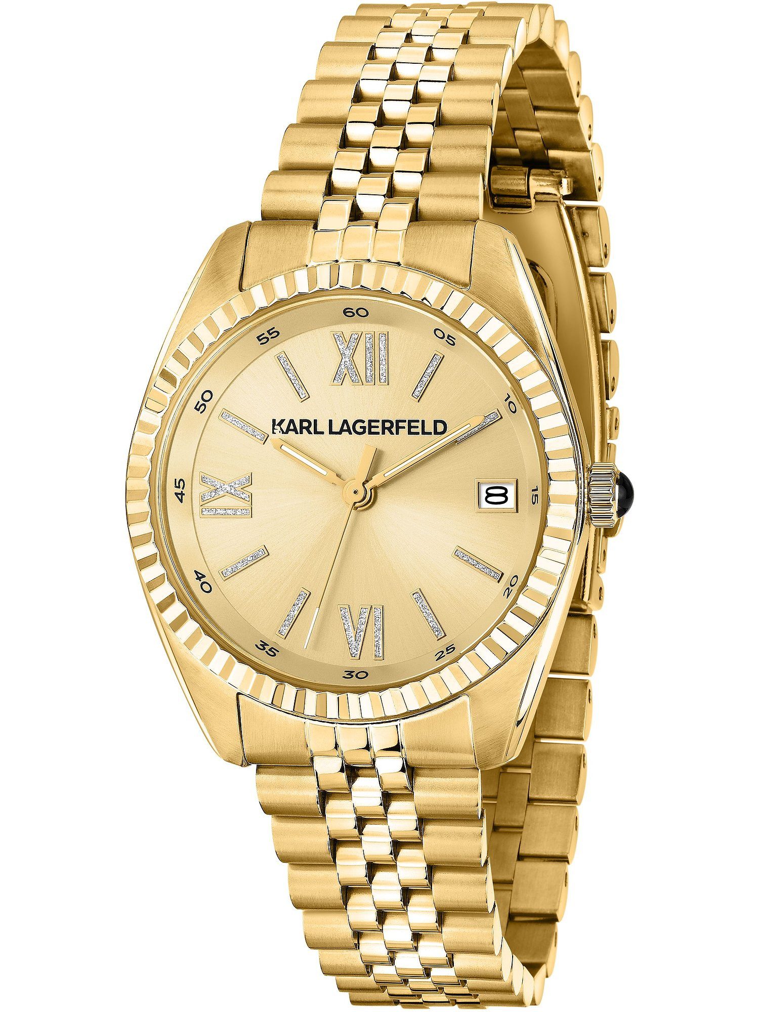 KARL LAGERFELD Quarzuhr Karl Lagerfeld Damen-Uhren Analog Quarz, Klassikuhr
