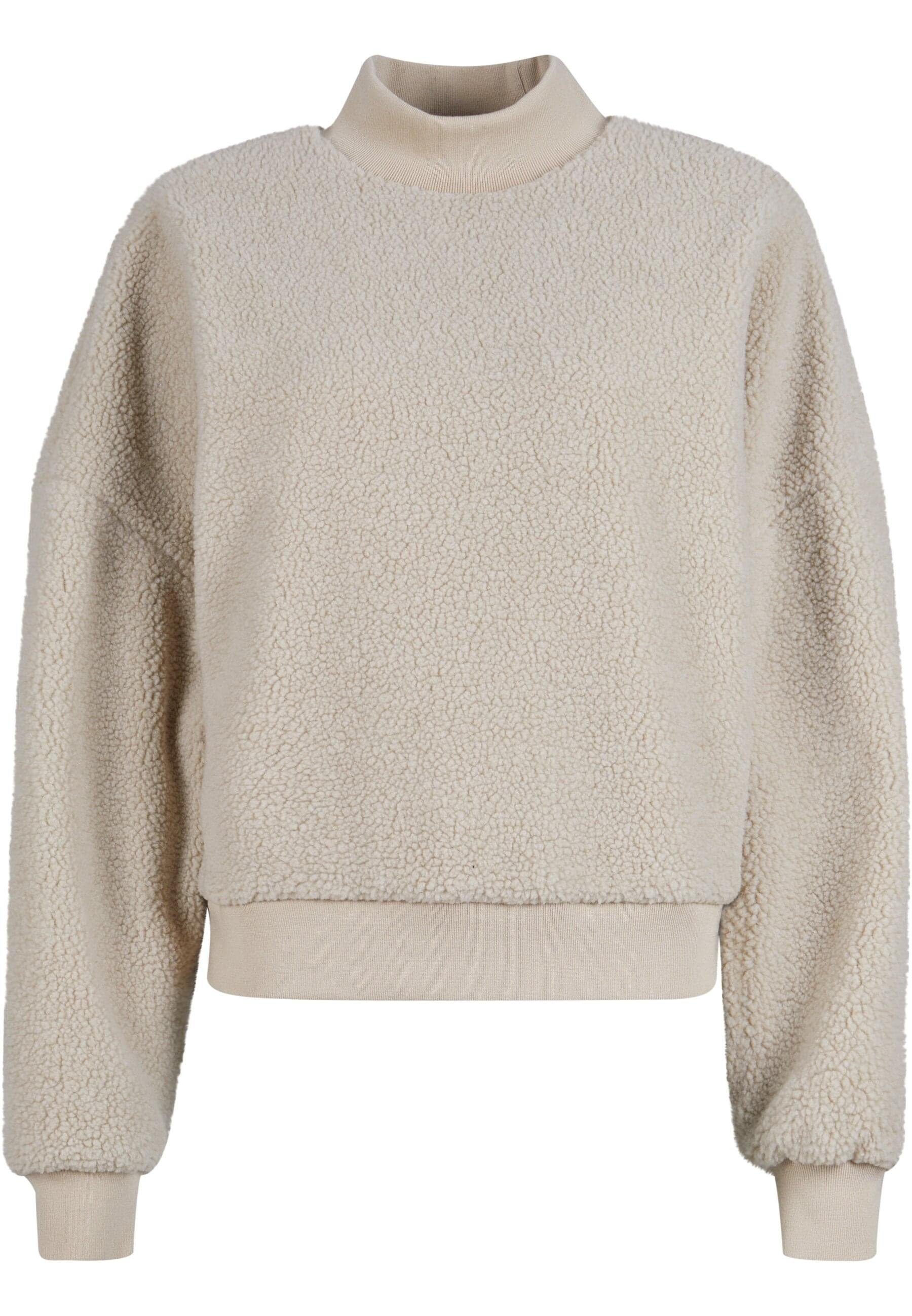 URBAN CLASSICS Sweater Urban Classics Damen Ladies Sherpa Crewneck