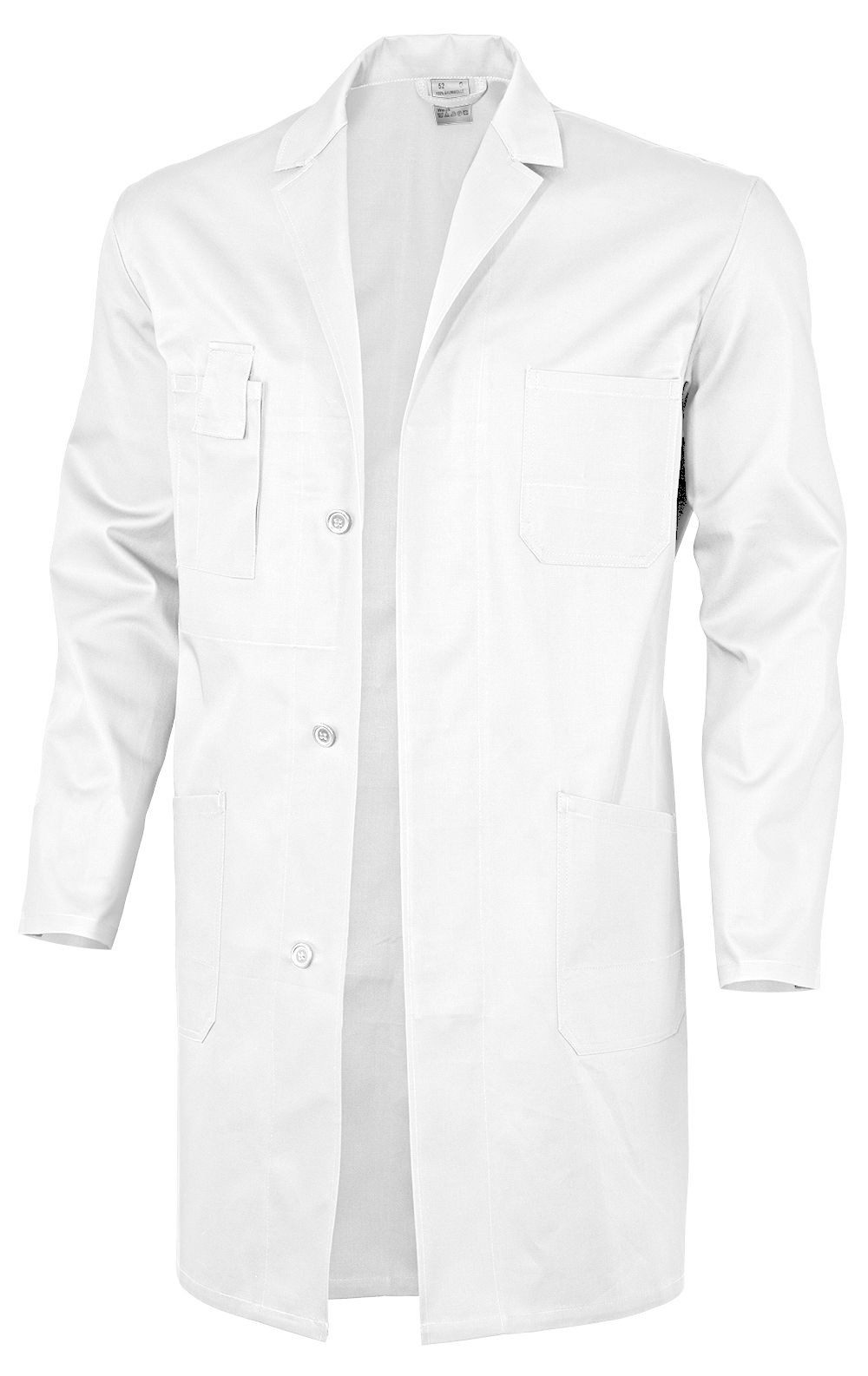 Qualitex Workwear Arbeitsjacke waschbarer basic Berufsmantel - BW 240 g - aus reiner Baumwolle (1-St) standard Laborkittel mit 5 Taschen - Strapazierfähig - Pflegeleicht