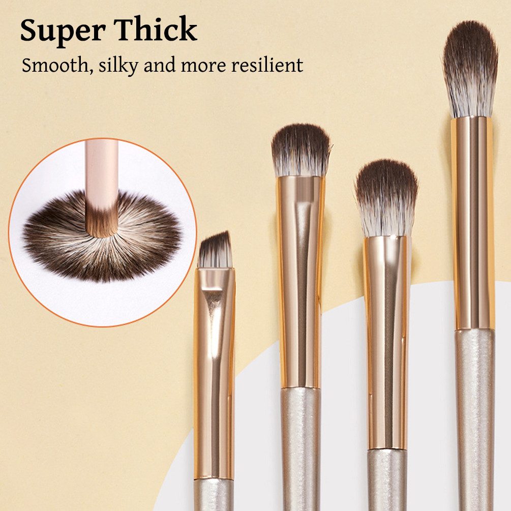 DEBAIJIA Kosmetikpinsel-Set 8pcs Lidschatten Make-Up Pinsel Set Pinsel Kosmetiktasche Tragbar