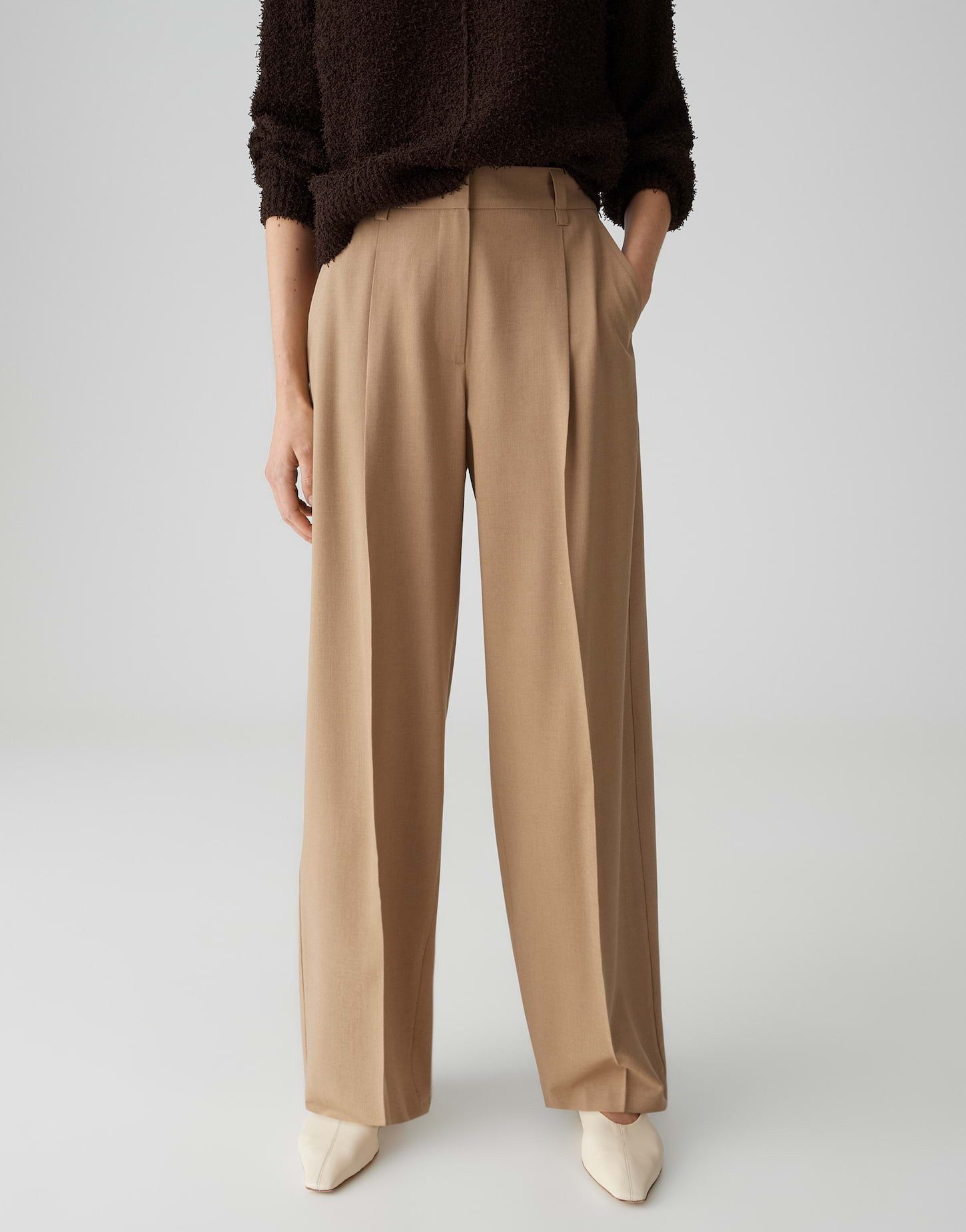 OPUS PANTS Anzughose MOIRA BLOOM aus weichem Woll Mix günstig online kaufen