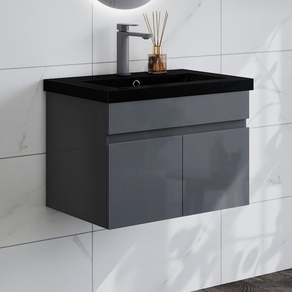 duschspa Waschtisch Waschbecken mit Unterschrank Badschrank Waschplatz Badmöbel Set