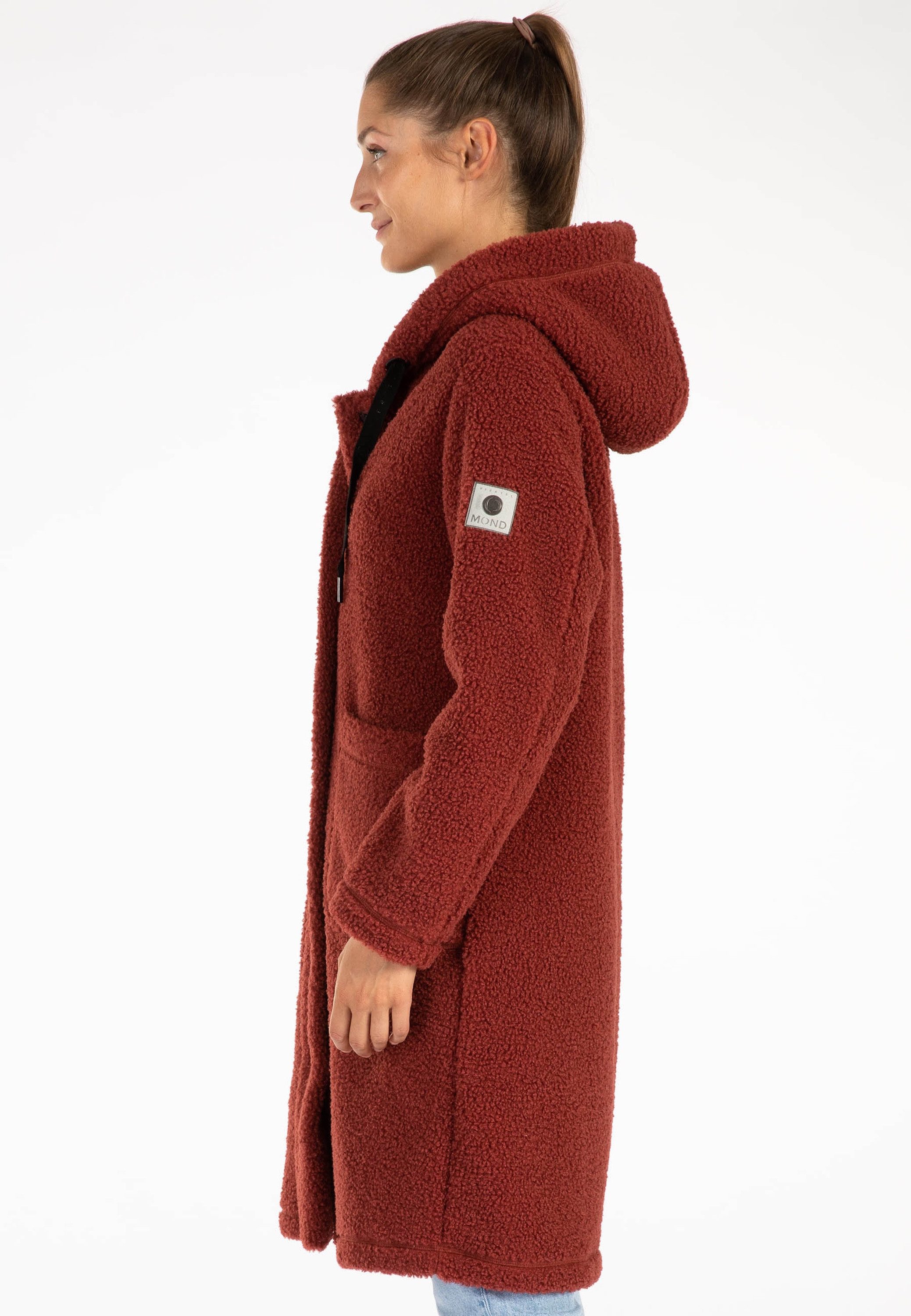 LPO Fleecejacke SHERPA DENISE Fleecemantel Ultra‑weiche Sherpa‑Innenausstat günstig online kaufen