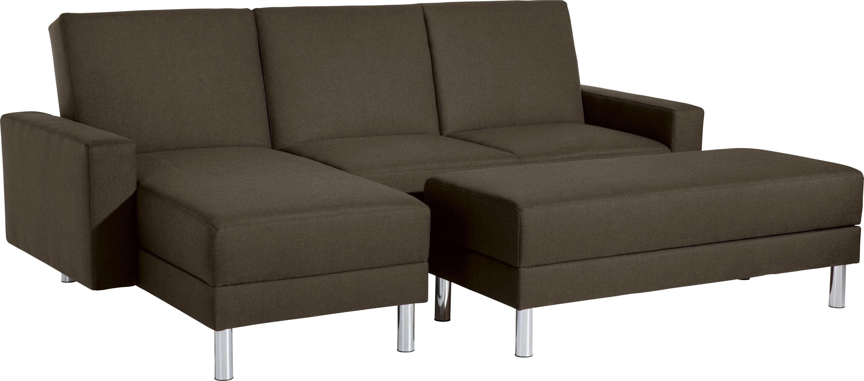 Just Winzer® Stauraumhocker mit Fresh, Rückenverstellung, inklusive Max Schlafsofa