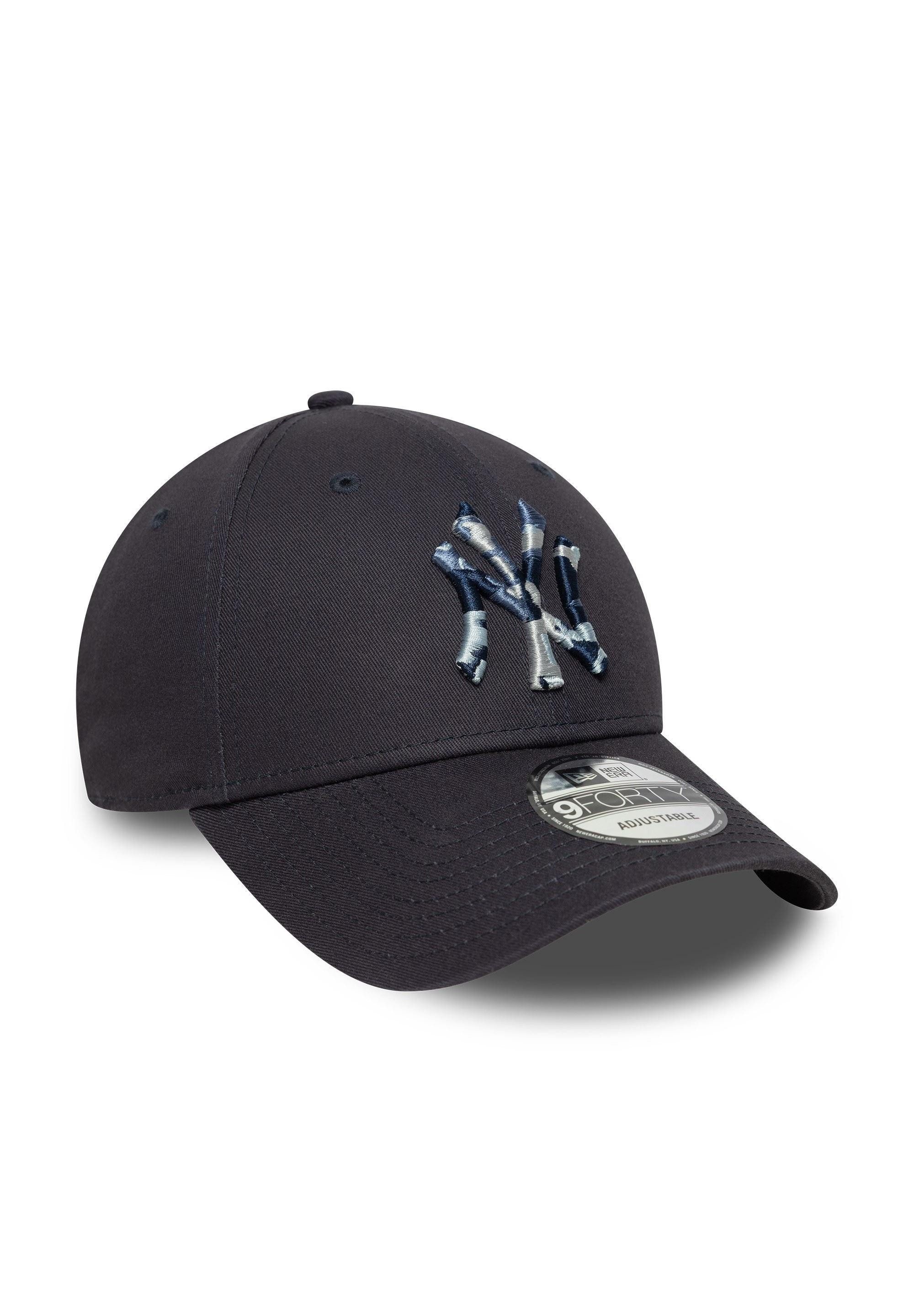 New Era Baseball Cap New York Yankees MLB Camo Infill Marineblau Verstellbare 9Forty Cap Ne (1-St)