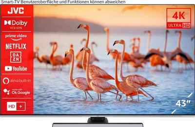 JVC LT-43VU8156 LED-Fernseher (108 cm/43 Zoll, 4K Ultra HD, Smart-TV)
