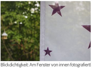Scheibengardine Scheibenhänger spitz "Roter Herbst", edler transparent, gardinen-for-life