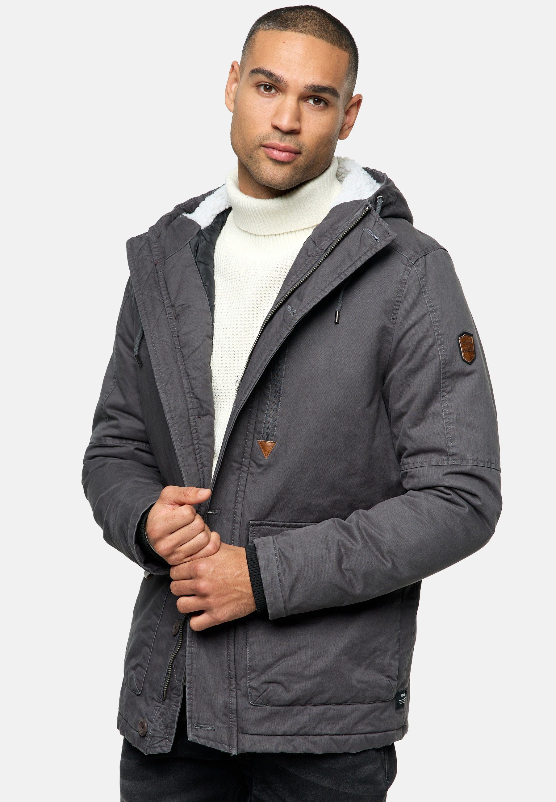 Winterjacke INCrossing Dk Indicode Grey