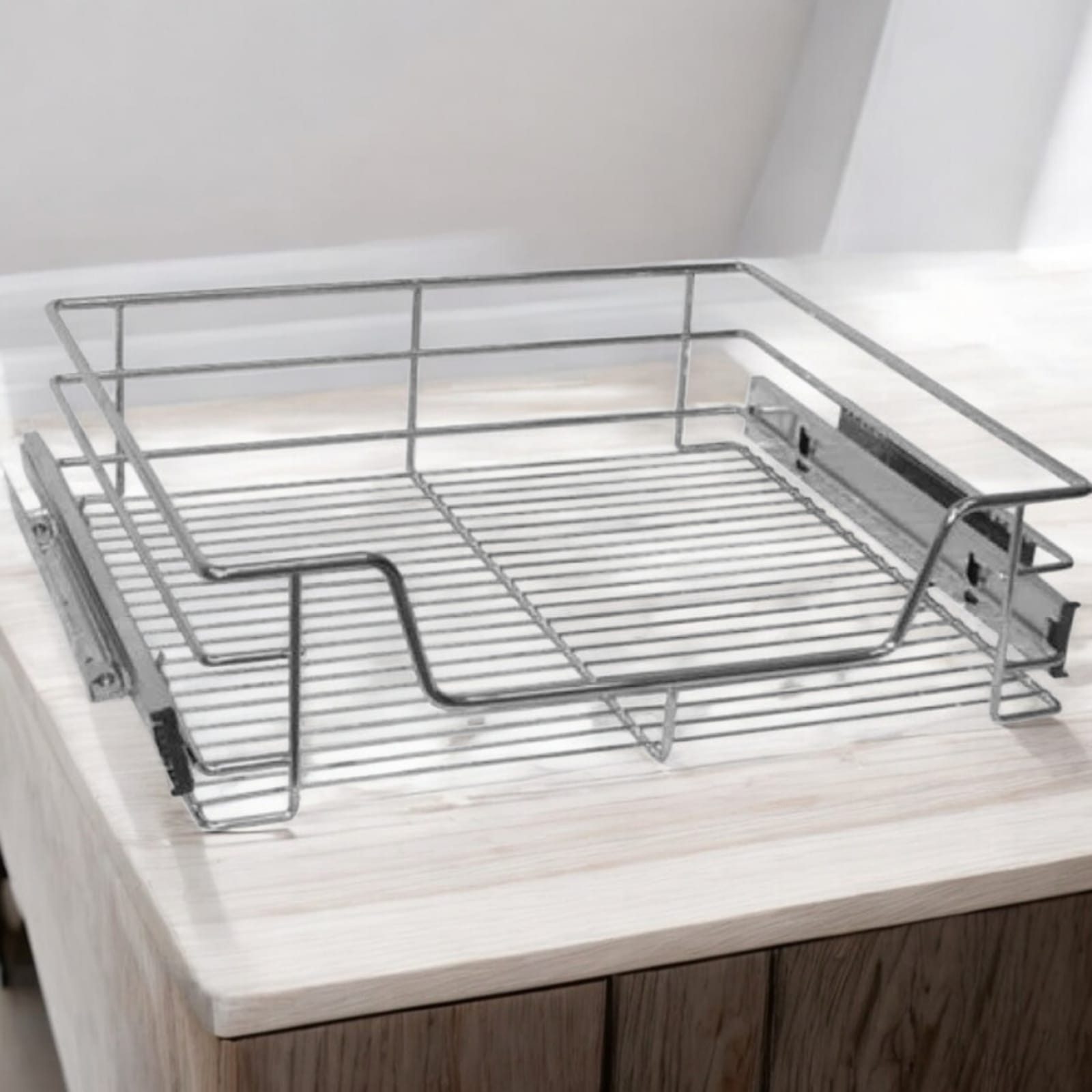 Kuchentransportbox Küchenschublade Teleskopschublade Korbauszug Schrankauszug 50 cm
