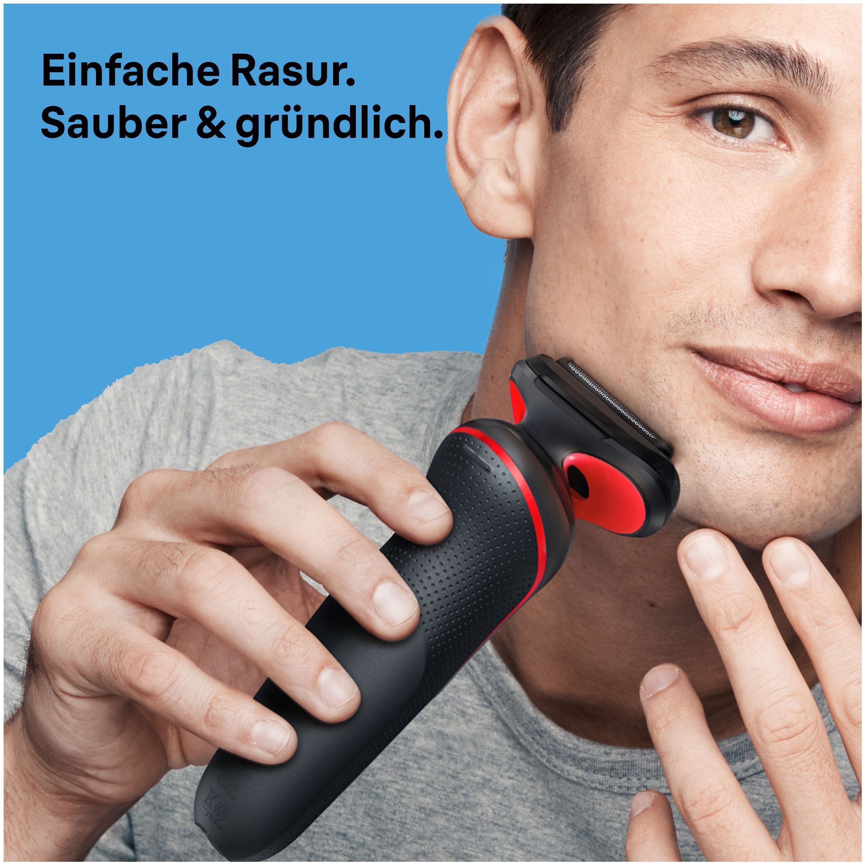 Braun Elektrorasierer Series 5 51-R1000s, EasyClean, Wet&Dry