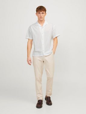 Jack & Jones Kurzarmhemd JJESUMMER RESORT LINEN BLEND SHIRT SS SN