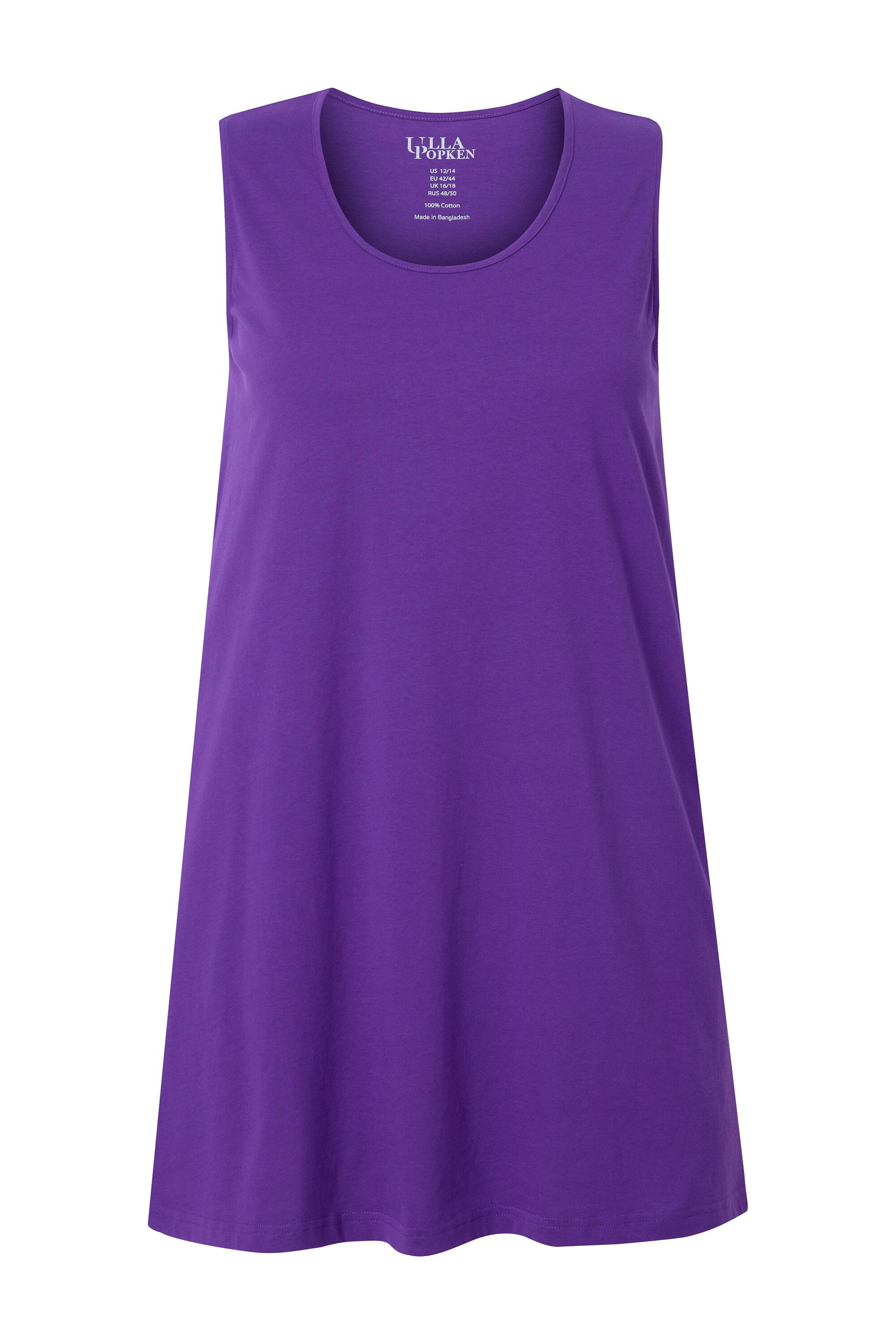 Ulla Popken Longtop Top A-Linie Rundhalsausschnitt günstig online kaufen