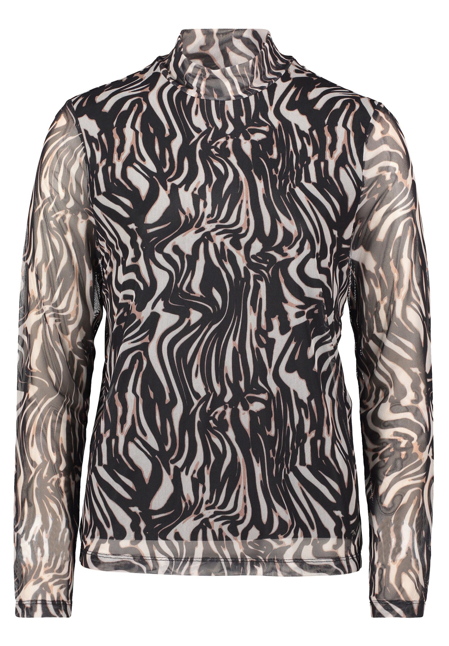 Betty&Co Kurzarmshirt Damen mit Stehkragen (1-tlg) günstig online kaufen