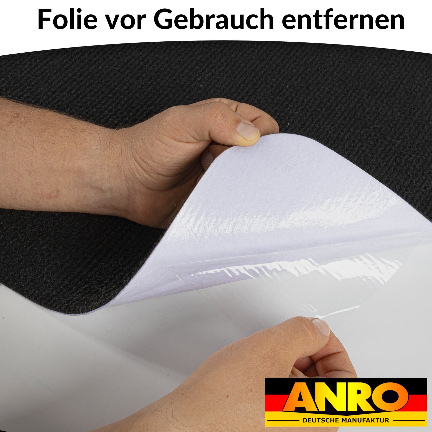 ANRO Stufenmatte Stufenschutz NEMESIS Treppenschutz Treppenmatte, Rechteck, selbsthaftend geruchsarm 20x50cm rutschsischer, anpassbar – Bild 5 von 5