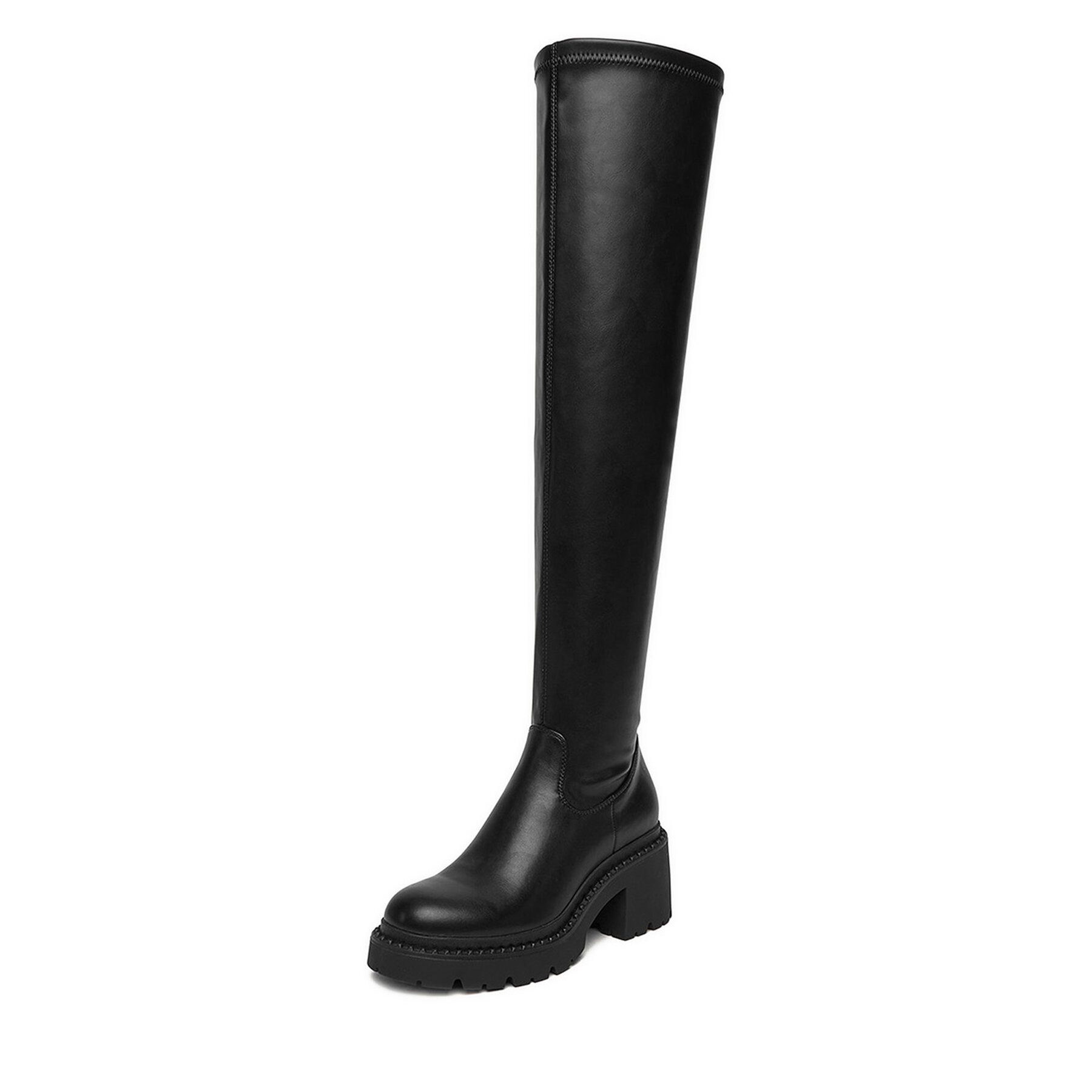 DeeZee Deezee Damen Stiefel CEO-WS6575-02 Schwarz Stiefel – Bild 3 von 4