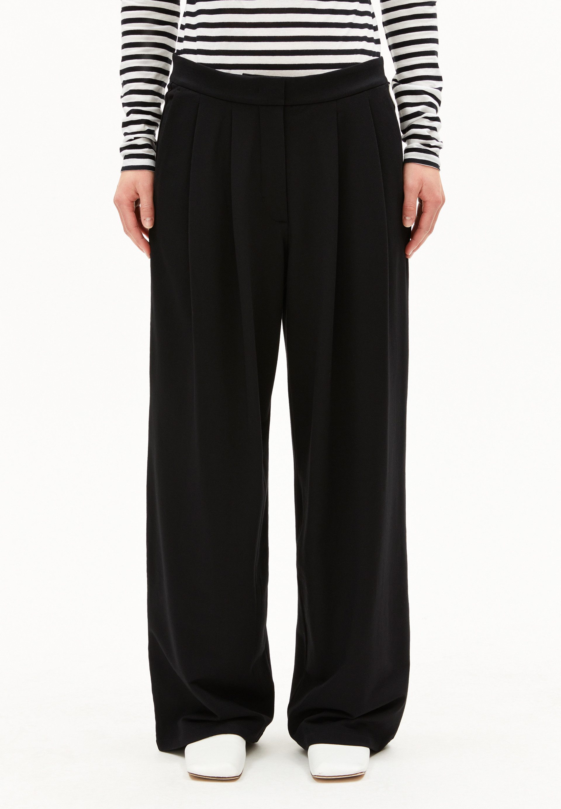 Armedangels Stoffhose LIRAA LOU WIDELEG Jerseyhose günstig online kaufen