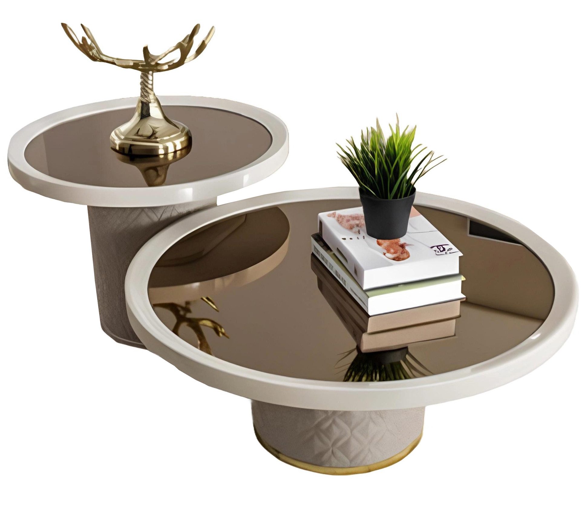 Xlmoebel Couchtisch Neuer, eleganter Wohnzimmertisch aus Holz im modernen Luxusdesign (Couchtisch), Hergestellt in Europa